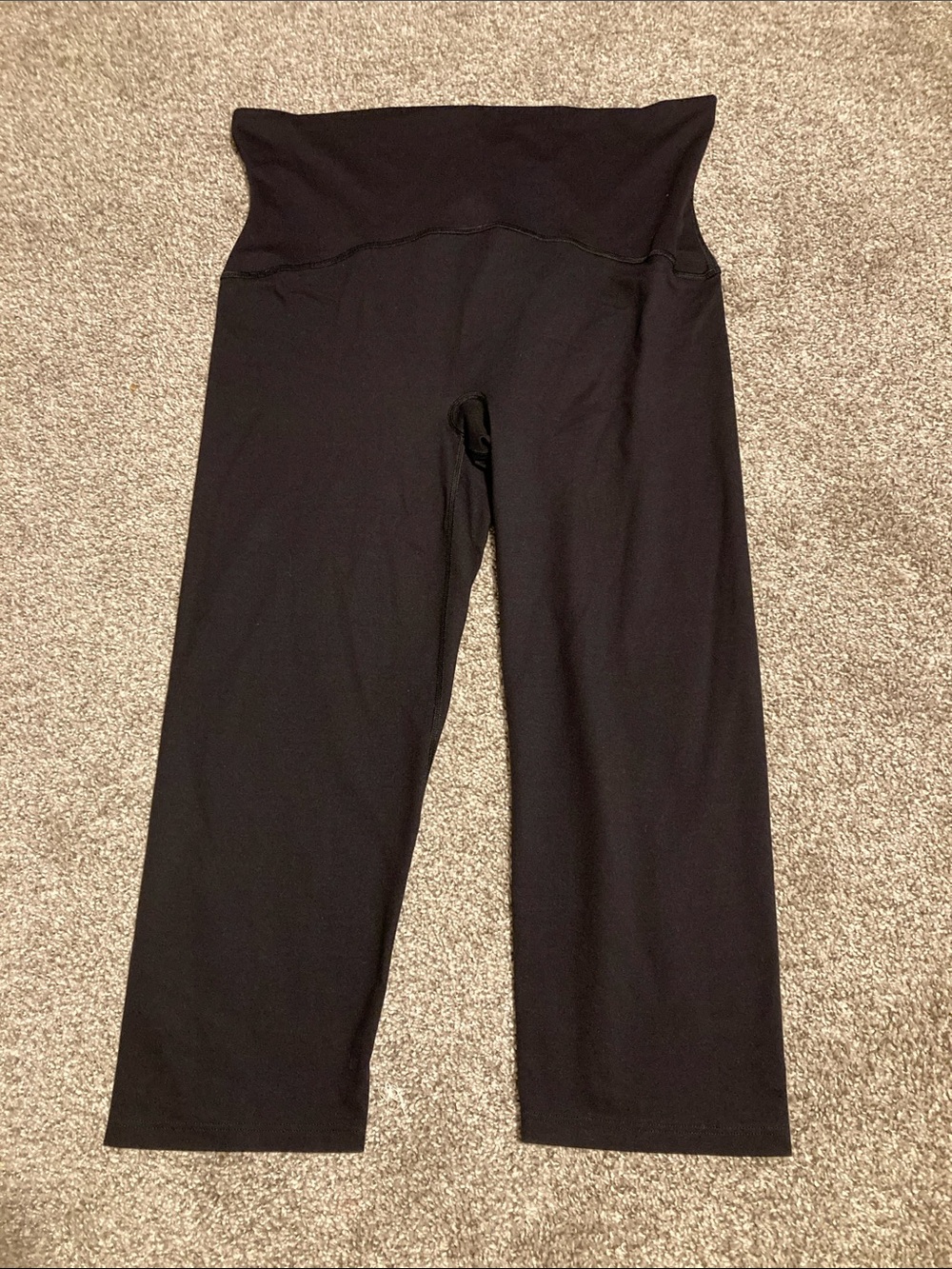 SPANX by Sara Blackely High-Waist Black Cropped Leggings